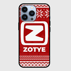 Чехол для iPhone 13 Pro Новогодний Zotye, цвет: 3D-черный