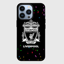 Чехол для iPhone 13 Pro Liverpool конфети, цвет: 3D-черный