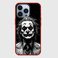 Чехол для iPhone 13 Pro Joker - clown, цвет: 3D-красный