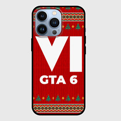 Чехол для iPhone 13 Pro GTA 6 new year, цвет: 3D-черный