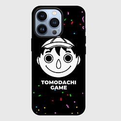 Чехол для iPhone 13 Pro Tomodachi Game конфети, цвет: 3D-черный