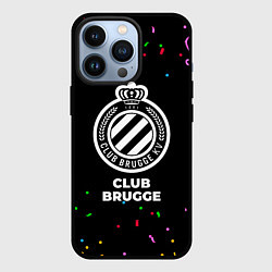 Чехол для iPhone 13 Pro Club Brugge конфети, цвет: 3D-черный