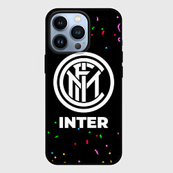 Чехол для iPhone 13 Pro Inter конфети, цвет: 3D-черный