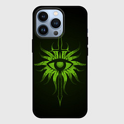 Чехол для iPhone 13 Pro Dragon Age Inquisition logo, цвет: 3D-черный