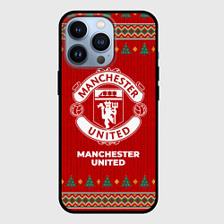 Чехол для iPhone 13 Pro Manchester United new year, цвет: 3D-черный