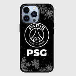 Чехол для iPhone 13 Pro Снежный PSG, цвет: 3D-черный