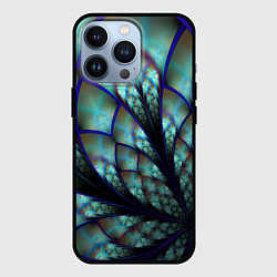 Чехол для iPhone 13 Pro Абстракция неон, цвет: 3D-черный