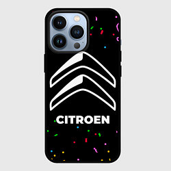 Чехол для iPhone 13 Pro Citroen конфети, цвет: 3D-черный