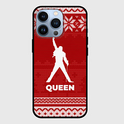 Чехол для iPhone 13 Pro Новогодний Queen, цвет: 3D-черный