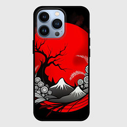 Чехол для iPhone 13 Pro Природа Японии - абстракция, цвет: 3D-черный