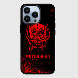 Чехол для iPhone 13 Pro Motorhead - red gradient, цвет: 3D-черный