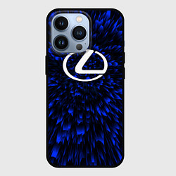 Чехол для iPhone 13 Pro Lexus blue energy, цвет: 3D-черный