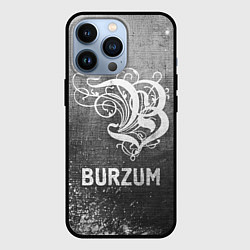 Чехол для iPhone 13 Pro Burzum - grey gradient, цвет: 3D-черный