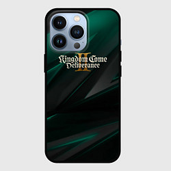 Чехол для iPhone 13 Pro Kingdom Come Deliverance 2 green black, цвет: 3D-черный