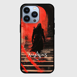 Чехол для iPhone 13 Pro Assassins Creed poster style, цвет: 3D-черный