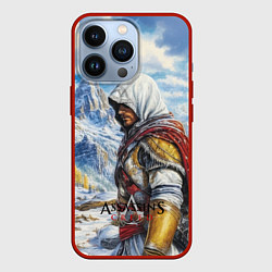 Чехол для iPhone 13 Pro Assassins Creed winter, цвет: 3D-красный