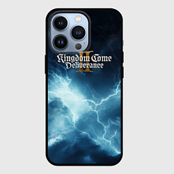 Чехол для iPhone 13 Pro Kingdom Come Deliverance 2 logo sky, цвет: 3D-черный