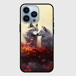 Чехол для iPhone 13 Pro Волчья верность, цвет: 3D-черный