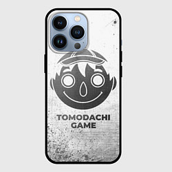 Чехол для iPhone 13 Pro Tomodachi Game - white gradient, цвет: 3D-черный