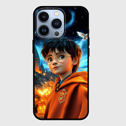 Чехол для iPhone 13 Pro Гарри Поттер в оранжевой мантии, цвет: 3D-черный