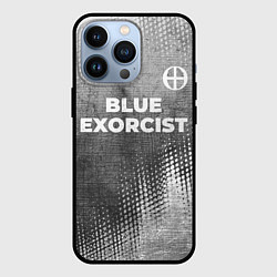 Чехол для iPhone 13 Pro Blue Exorcist - grey gradient посередине, цвет: 3D-черный
