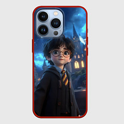 Чехол для iPhone 13 Pro Гарри Поттер в галстуке, цвет: 3D-красный