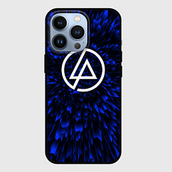 Чехол для iPhone 13 Pro Linkin Park blue energy, цвет: 3D-черный