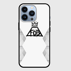 Чехол для iPhone 13 Pro Fall Out Boy white poly, цвет: 3D-черный