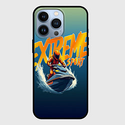 Чехол для iPhone 13 Pro Экстремальный гидроцикл, цвет: 3D-черный