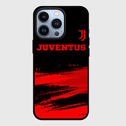 Чехол для iPhone 13 Pro Juventus - red gradient посередине, цвет: 3D-черный
