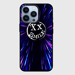 Чехол для iPhone 13 Pro Avril Lavigne neon energy, цвет: 3D-черный