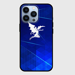 Чехол для iPhone 13 Pro Black Sabbath blue poly, цвет: 3D-черный