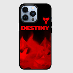 Чехол для iPhone 13 Pro Destiny - red gradient посередине, цвет: 3D-черный