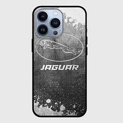 Чехол для iPhone 13 Pro Jaguar - grey gradient, цвет: 3D-черный
