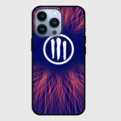 Чехол для iPhone 13 Pro Three Days Grace red energy, цвет: 3D-черный