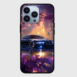Чехол для iPhone 13 Pro БМВ Японская природа, цвет: 3D-черный
