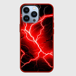 Чехол для iPhone 13 Pro Lightning, цвет: 3D-красный
