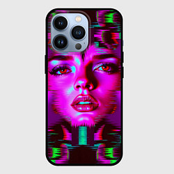 Чехол для iPhone 13 Pro Три лица, цвет: 3D-черный