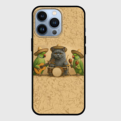 Чехол для iPhone 13 Pro Надежды маленький оркестрик, цвет: 3D-черный