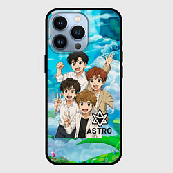 Чехол для iPhone 13 Pro Astro в аниме стиле, цвет: 3D-черный