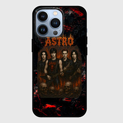 Чехол для iPhone 13 Pro Astro в стиле хэви-метал, цвет: 3D-черный