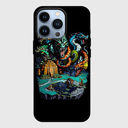 Чехол для iPhone 13 Pro Гидра хаоса крепости - Герои Меча и Магии 3, цвет: 3D-черный