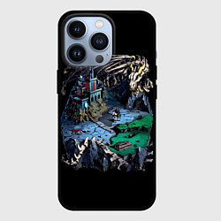 Чехол для iPhone 13 Pro Костяной дракон некрополиса - Герои Меча и Магии 3, цвет: 3D-черный