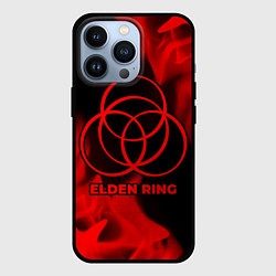 Чехол для iPhone 13 Pro Elden Ring - red gradient, цвет: 3D-черный