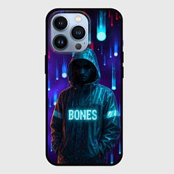 Чехол для iPhone 13 Pro Bones в стиле киберпанк, цвет: 3D-черный