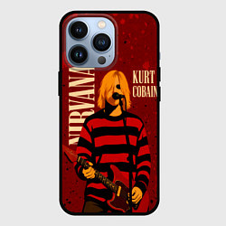 Чехол для iPhone 13 Pro Нирвана, гранж из 90-х, цвет: 3D-черный