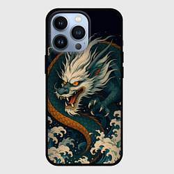 Чехол iPhone 13 Pro Морской император - дракон