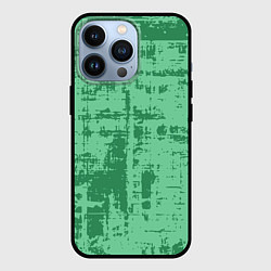 Чехол для iPhone 13 Pro Текстура с потертостями, цвет: 3D-черный