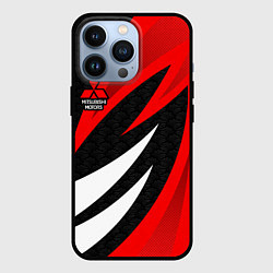 Чехол для iPhone 13 Pro Митсубиси - красный спорт, цвет: 3D-черный