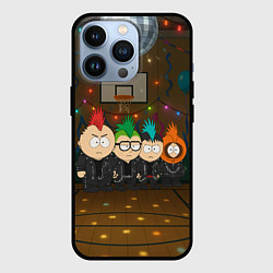 Чехол iPhone 13 Pro Южный парк панки на школьной дискотеке